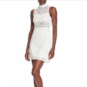 Show Me Your Mumu White Alexa A-Line Dress Size Medium NEW Floral Lace Party